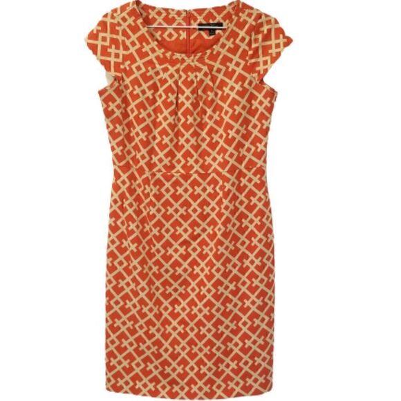 Eden Court Preppy Mod Printed Sheath Dress - Picture 1 of 12